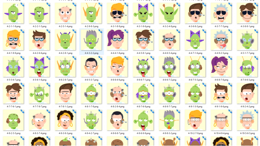 Some generated faces